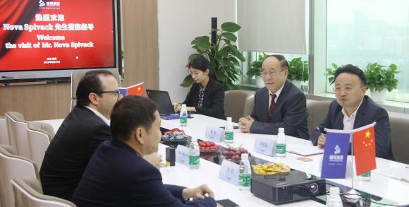 Nova Spivack先生再访超凡国际，双方达成战略合作！